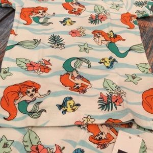 GAP Pajamas - Baby Gap Girls Disney Little Mermaid Pajama Set GAP Pajamas - Baby Gap Girls Disney Little Mermaid Pajama Set